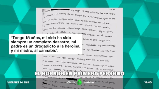 La desgarradora carta de una de las menores tuteladas prostituidas en Madrid: "Me obligaron a acostarme con él" La desgarradora carta de una de las menores tuteladas prostituidas en Madrid: "Me obligaron a acostarme con él"