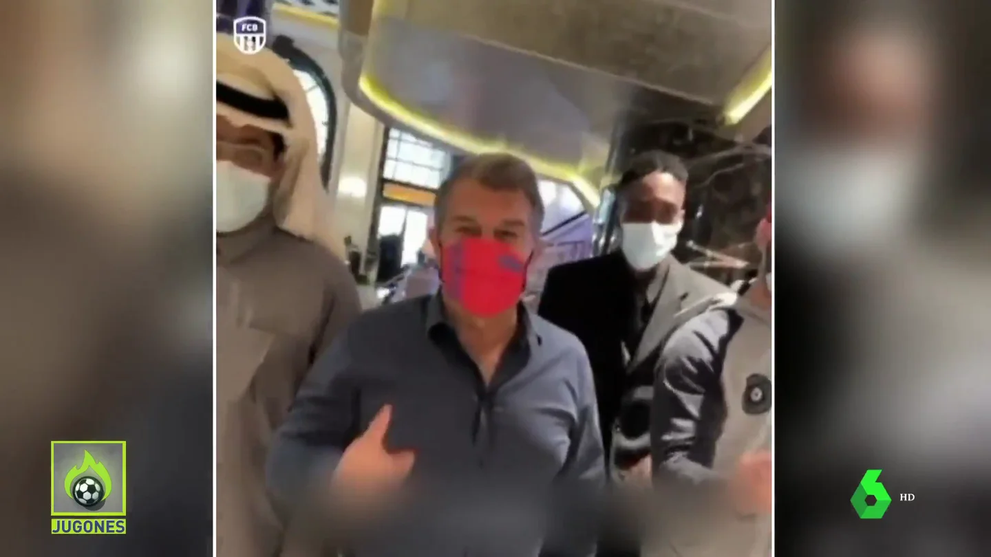 La viral respueta de Joan Laporta a unos aficionados árabes que piden el fichaje de Haaland La viral respueta de Joan Laporta a unos aficionados árabes que piden el fichaje de Haaland