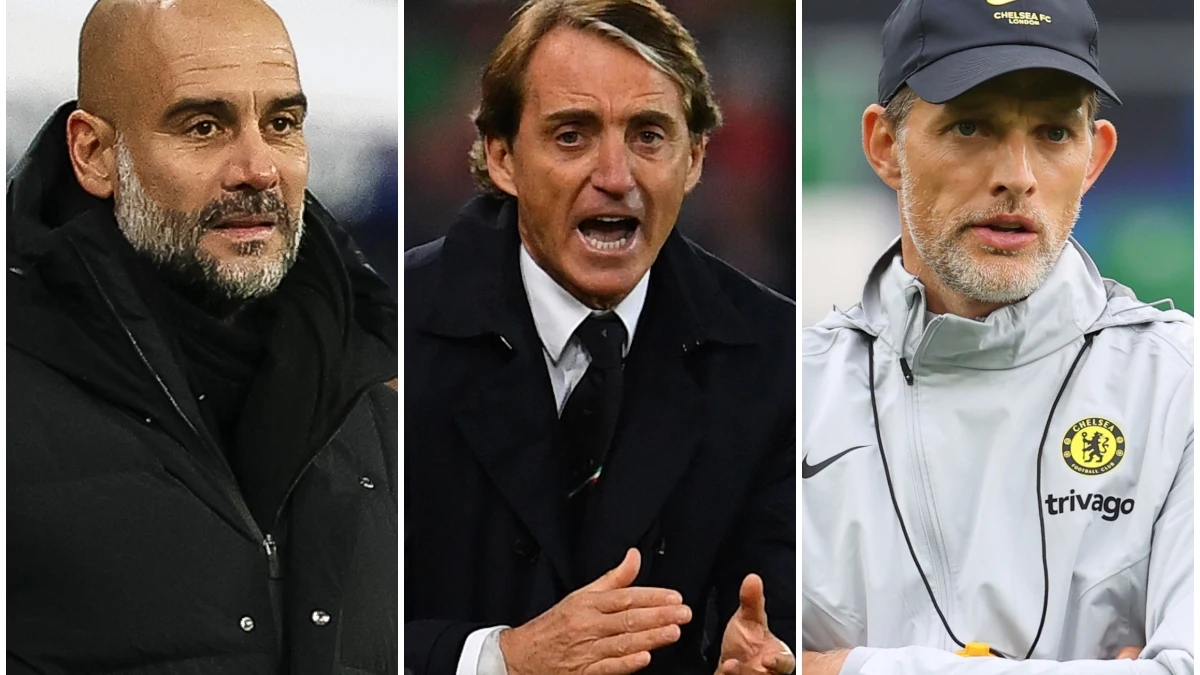 Guardiola, Mancini y Tuchel