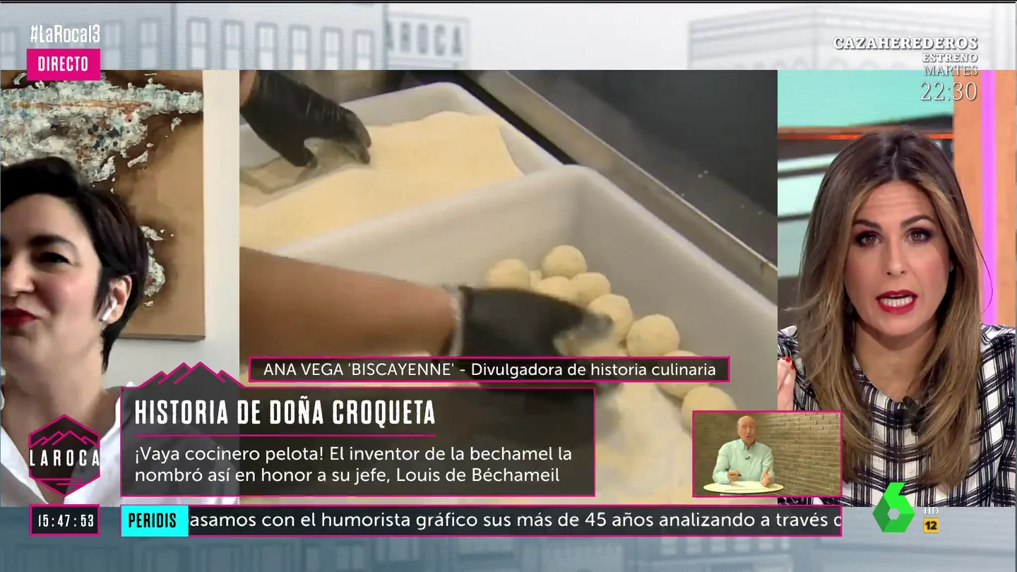Historia de 'doña Croqueta': una divulgadora de historia culinaria desmonta un mito gastronómico de Nuria Roca Historia de 'doña Croqueta': una divulgadora de historia culinaria desmonta un mito gastronómico de Nuria Roca