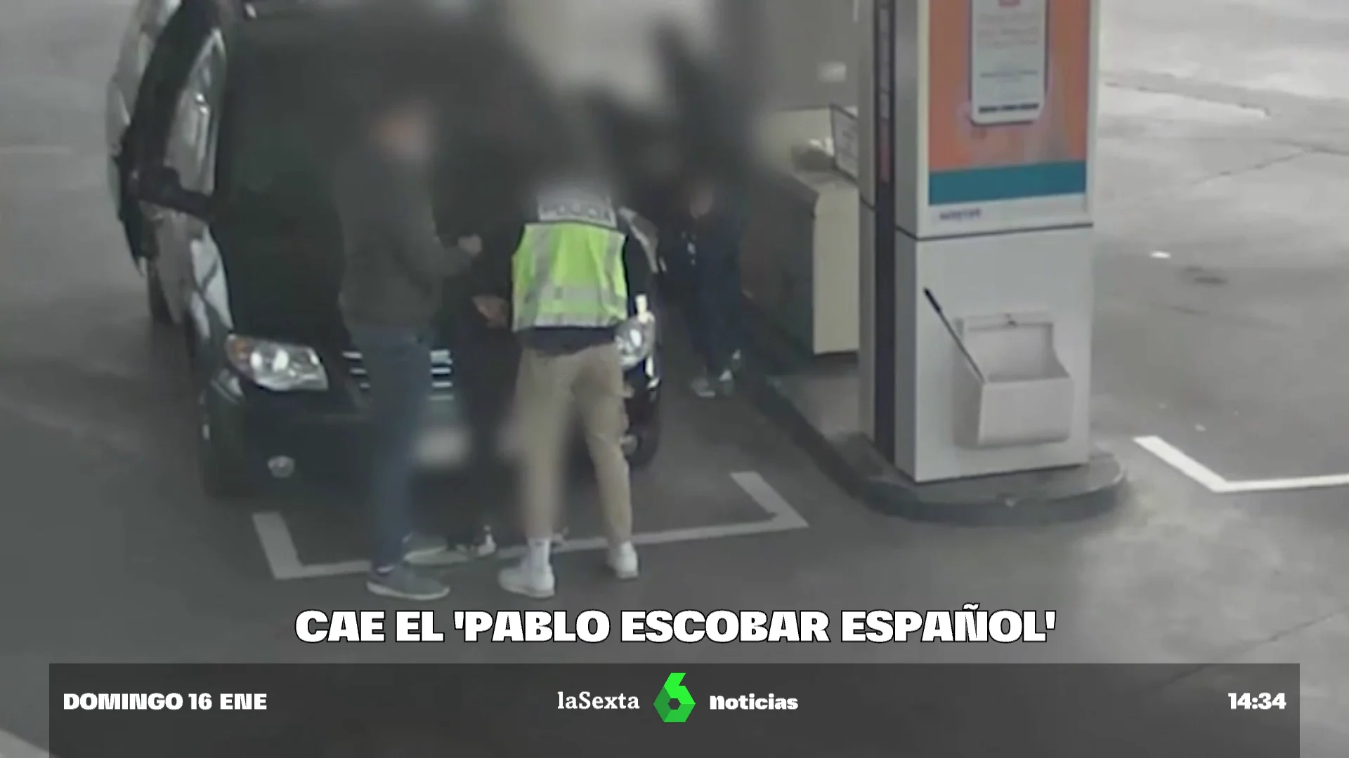 Esta es el momento en el que detienen al 'Pablo Escobar español de la heroína' en Toledo