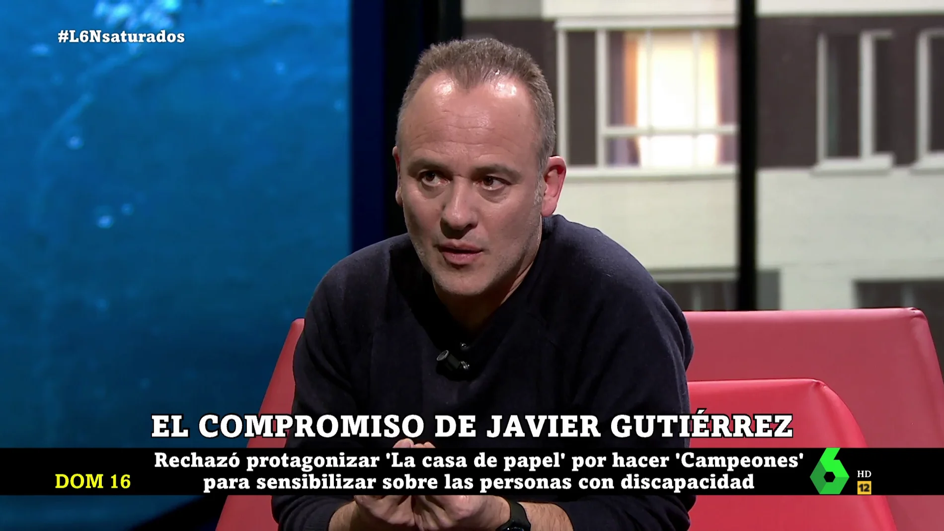 Javier Gutiérrez en laSexta Noche
