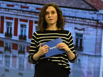 Isabel Díaz Ayuso, en el Congreso del PP de Castilla y León