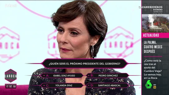 Aitana Sánchez-Gijón ve a Yolanda Díaz como presidenta del Gobierno Aitana Sánchez-Gijón ve a Yolanda Díaz como presidenta del Gobierno