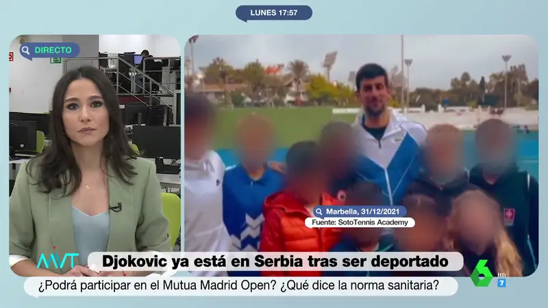 ¿Permiten las normas sanitarias de España que Djokovic juegue el Mutua Madrid Open sin vacunarse contra el COVID-19?