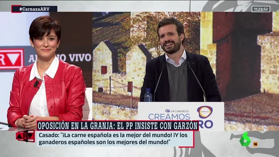 "No es bueno ir a granjas con zapatos nuevos de ante": la respuesta de Isabel Rodríguez a las críticas de Pablo Casado al Gobierno "No es bueno ir a granjas con zapatos nuevos de ante": la respuesta de Isabel Rodríguez a las críticas de Pablo Casado al Gobierno