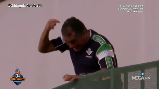 La celebración del coordinador deportivo del Betis que indigna al sevillismo La celebración del coordinador deportivo del Betis que indigna al sevillismo