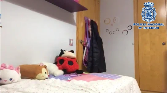 Imagen de la habitación publicada por la Policía Nacional Imagen de la habitación publicada por la Policía Nacional