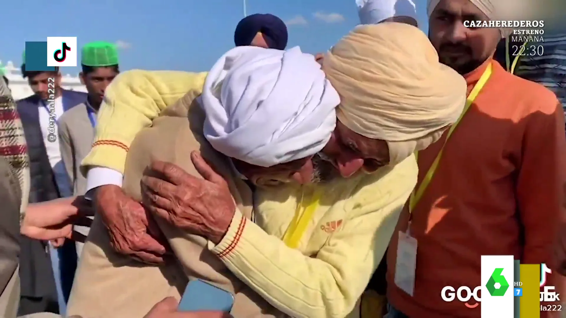 El emocionante reencuentro de dos hermanos tras 74 años sin verse