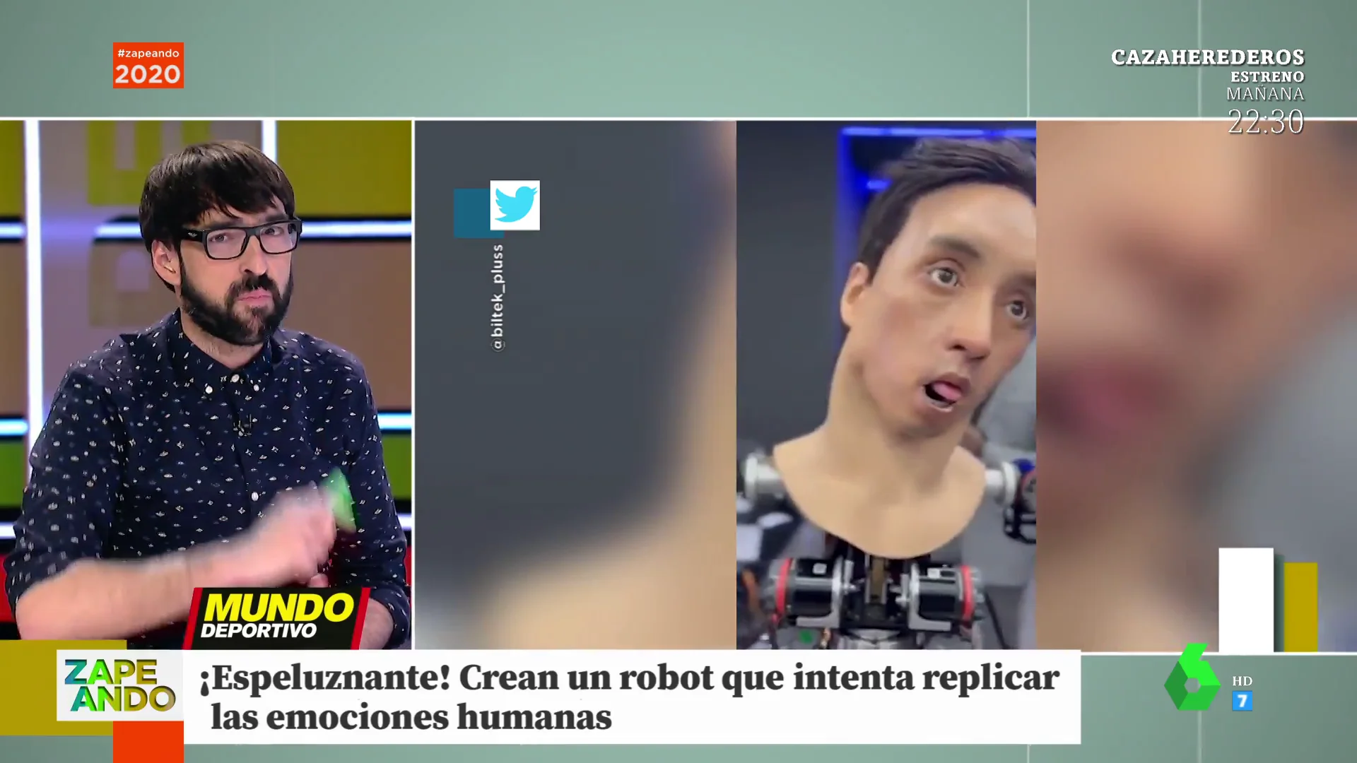  El perturbador robot que intenta imitar las emociones humanas: "Como cuando sales del after"