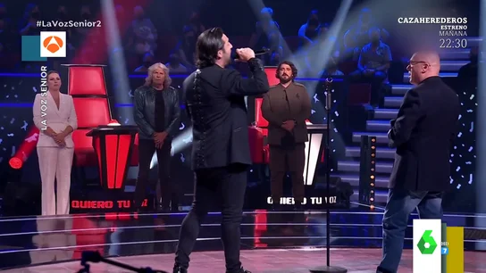 El momentazo en el que David Bustamante canta por sorpresa 'Nessun Dorma' con José Hervin en 'La Voz Senior' El momentazo en el que David Bustamante canta por sorpresa 'Nessun Dorma' con José Hervin en 'La Voz Senior'