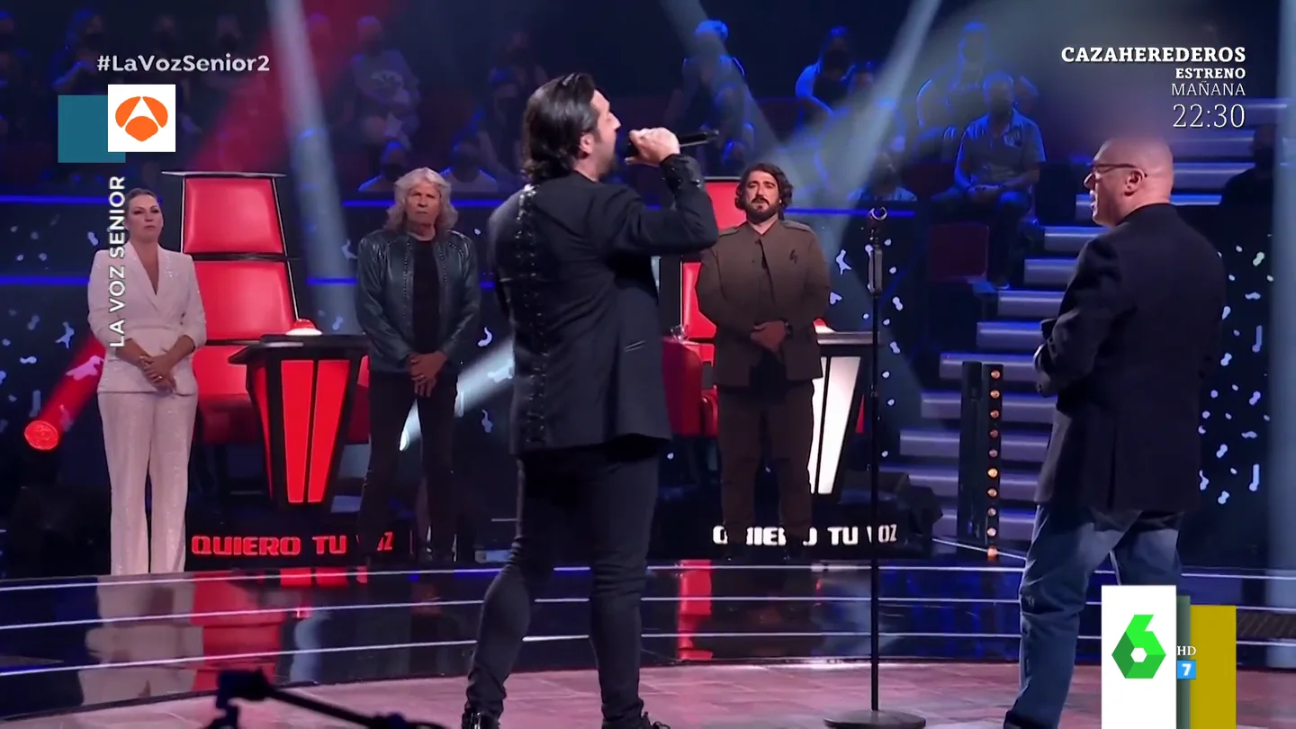 El momentazo en el que David Bustamante canta por sorpresa 'Nessun Dorma' con José Hervin en 'La Voz Senior' El momentazo en el que David Bustamante canta por sorpresa 'Nessun Dorma' con José Hervin en 'La Voz Senior'