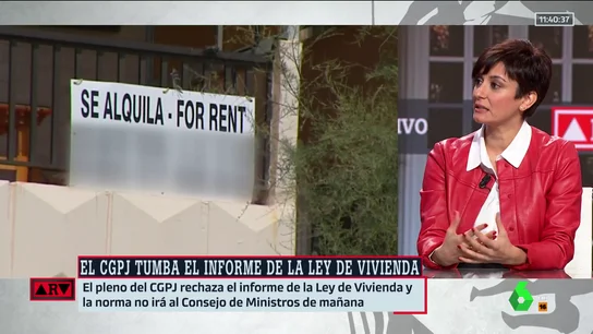 El Gobierno seguirá adelante con la Ley de Vivienda aunque el informe del Poder Judicial sea contrario: "No es vinculante" El Gobierno seguirá adelante con la Ley de Vivienda aunque el informe del Poder Judicial sea contrario: "No es vinculante"