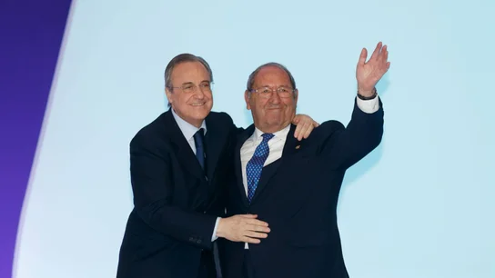 Paco Gento y Florentino Pérez Paco Gento y Florentino Pérez