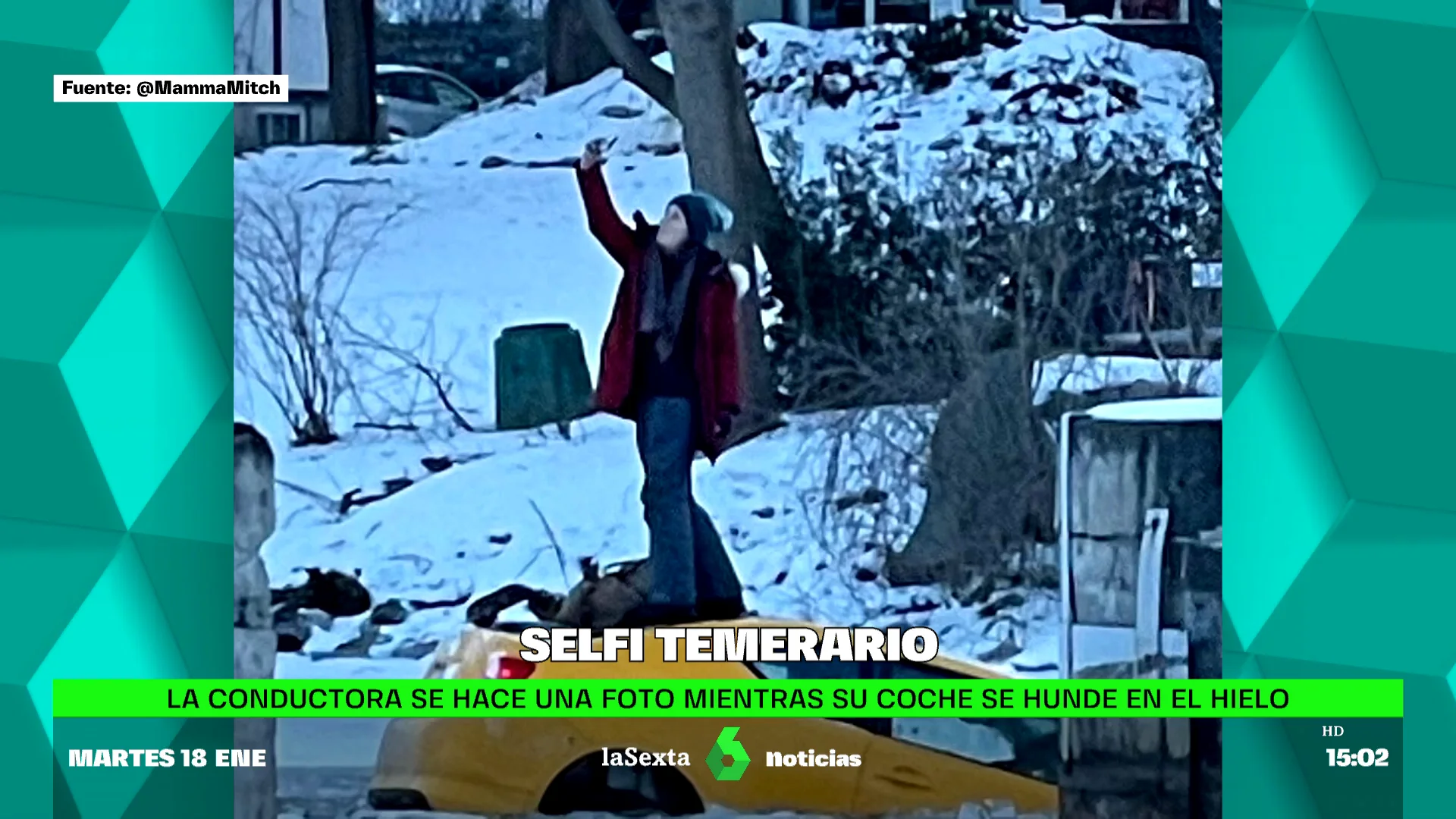 selfie temerario