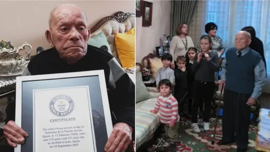 Muere a los 112 años Saturnino de la Fuente, el hombre más viejo del mundo Muere a los 112 años Saturnino de la Fuente, el hombre más viejo del mundo