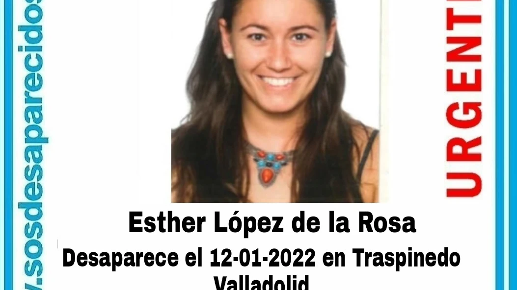 Cartel de la desaparición de Esther López de la Rosa