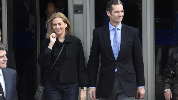  Iñaki Urdangarin y Cristina de Borbón 