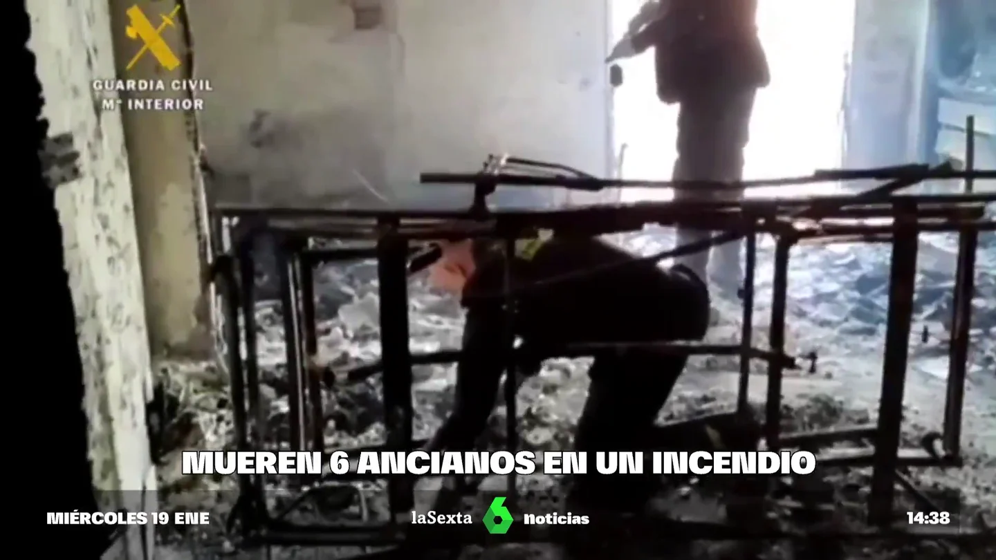 Al menos seis muertos en el incendio de una residencia de ancianos en Moncada, Valencia Al menos seis muertos en el incendio de una residencia de ancianos en Moncada, Valencia