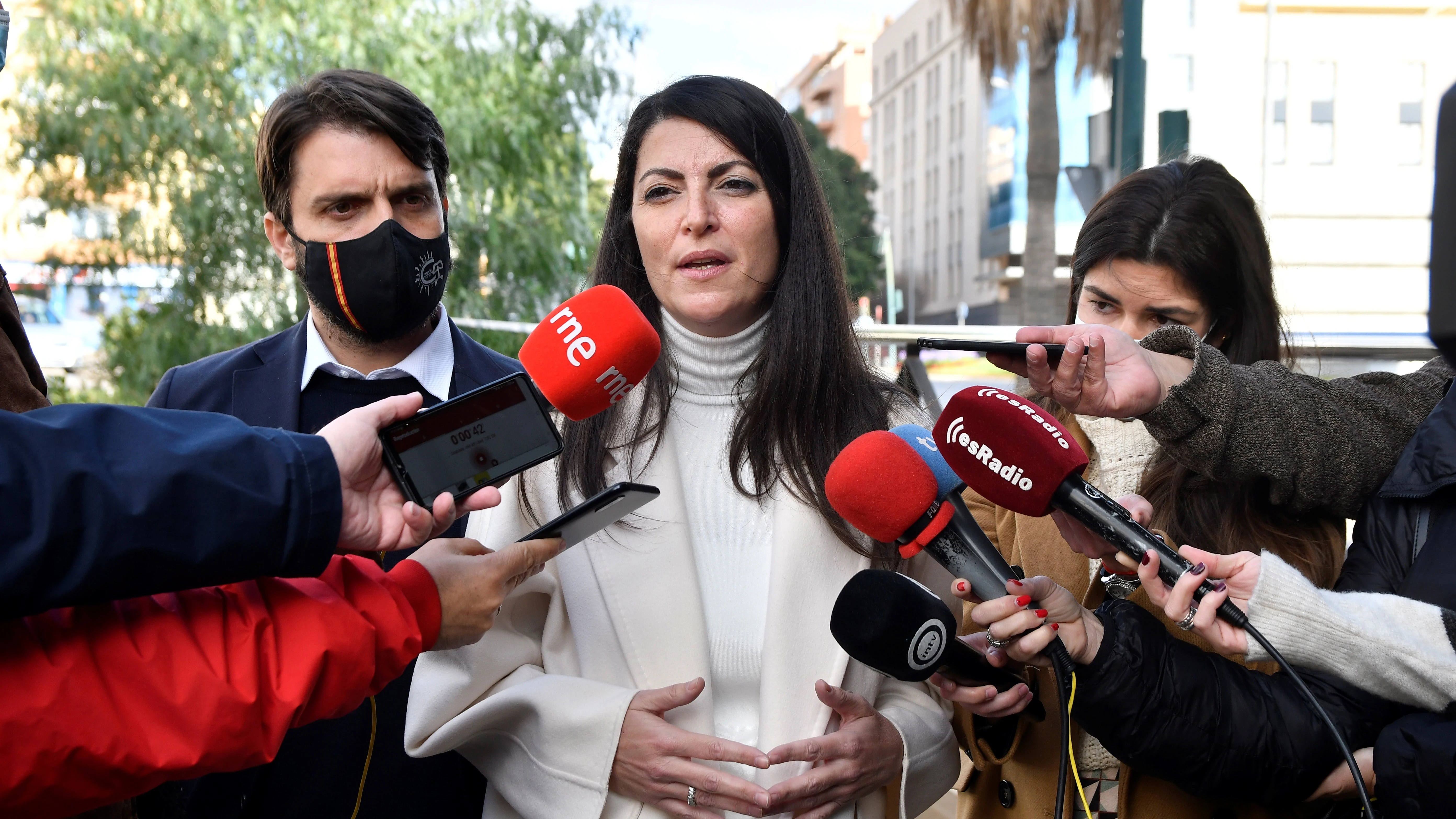 La diputada de Vox, Macarena Olona.