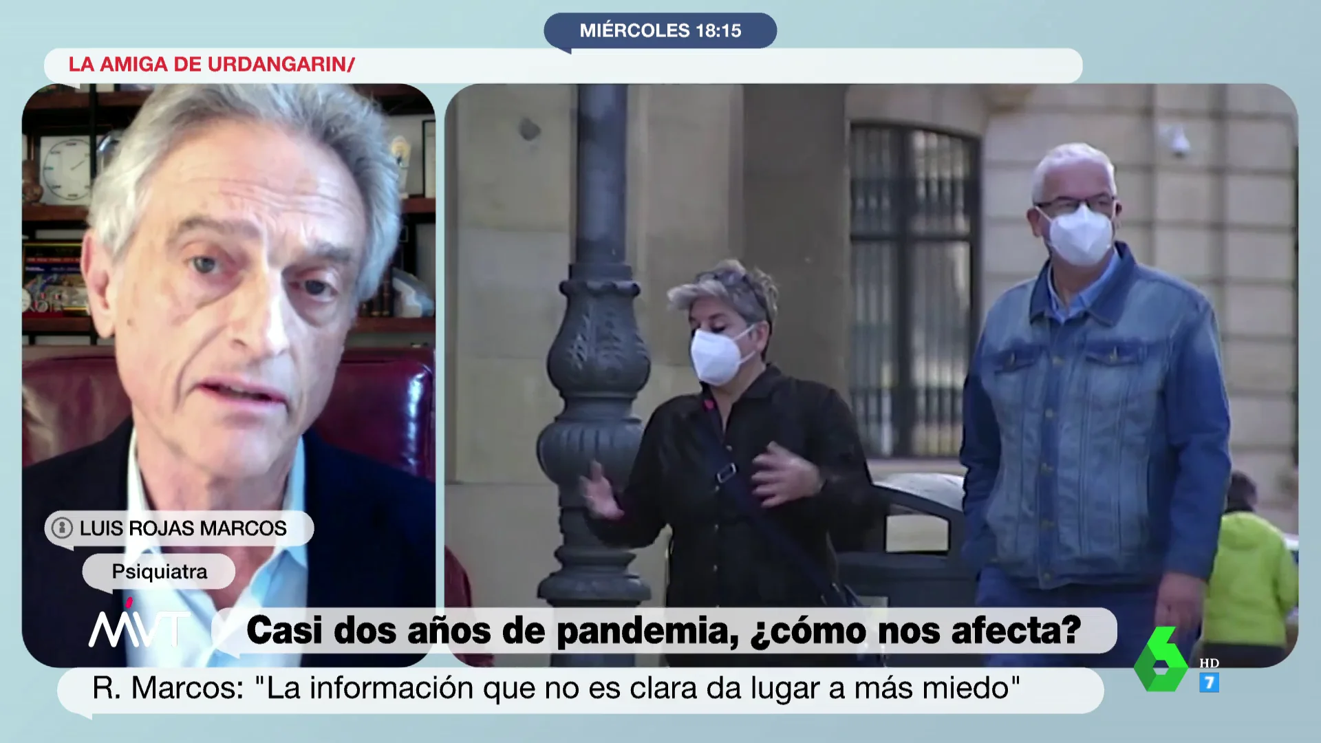 Ansiedad, depresión... los consejos del psiquiatra Luis Rojas Marcos frente a las secuelas psicológicas de la pandemia