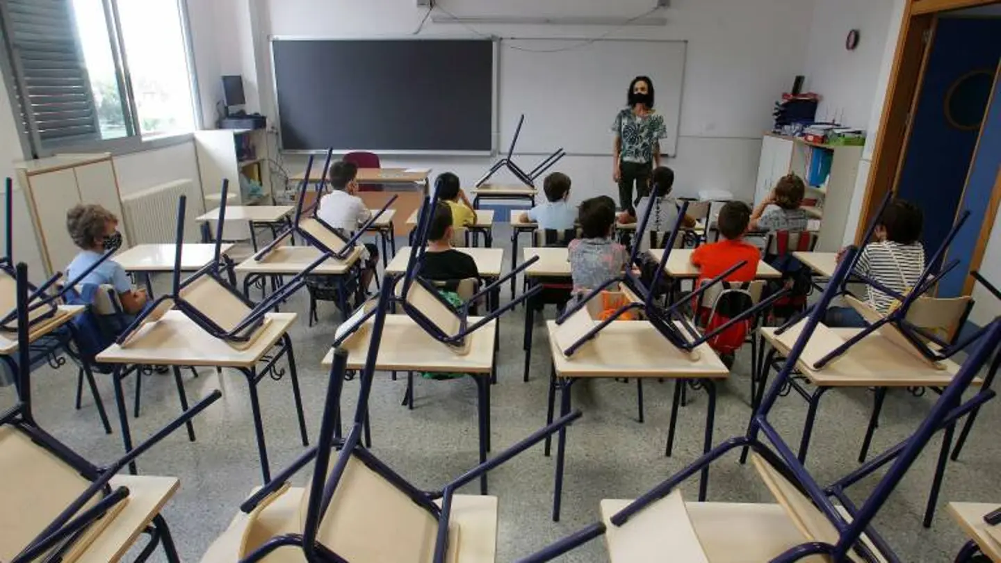 Imagen de recurso de un aula. Imagen de recurso de un aula.
