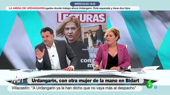 Iñaki López alaba la reacción de Pablo Urdangarin ante las imágenes de su padre con otra mujer Iñaki López alaba la reacción de Pablo Urdangarin ante las imágenes de su padre con otra mujer