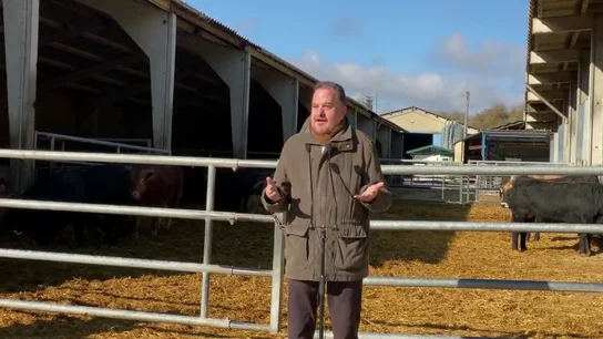 Una visita del PP vasco a una granja para criticar a Garzón se les vuelve en contra por lo que se ve detrás Una visita del PP vasco a una granja para criticar a Garzón se les vuelve en contra por lo que se ve detrás