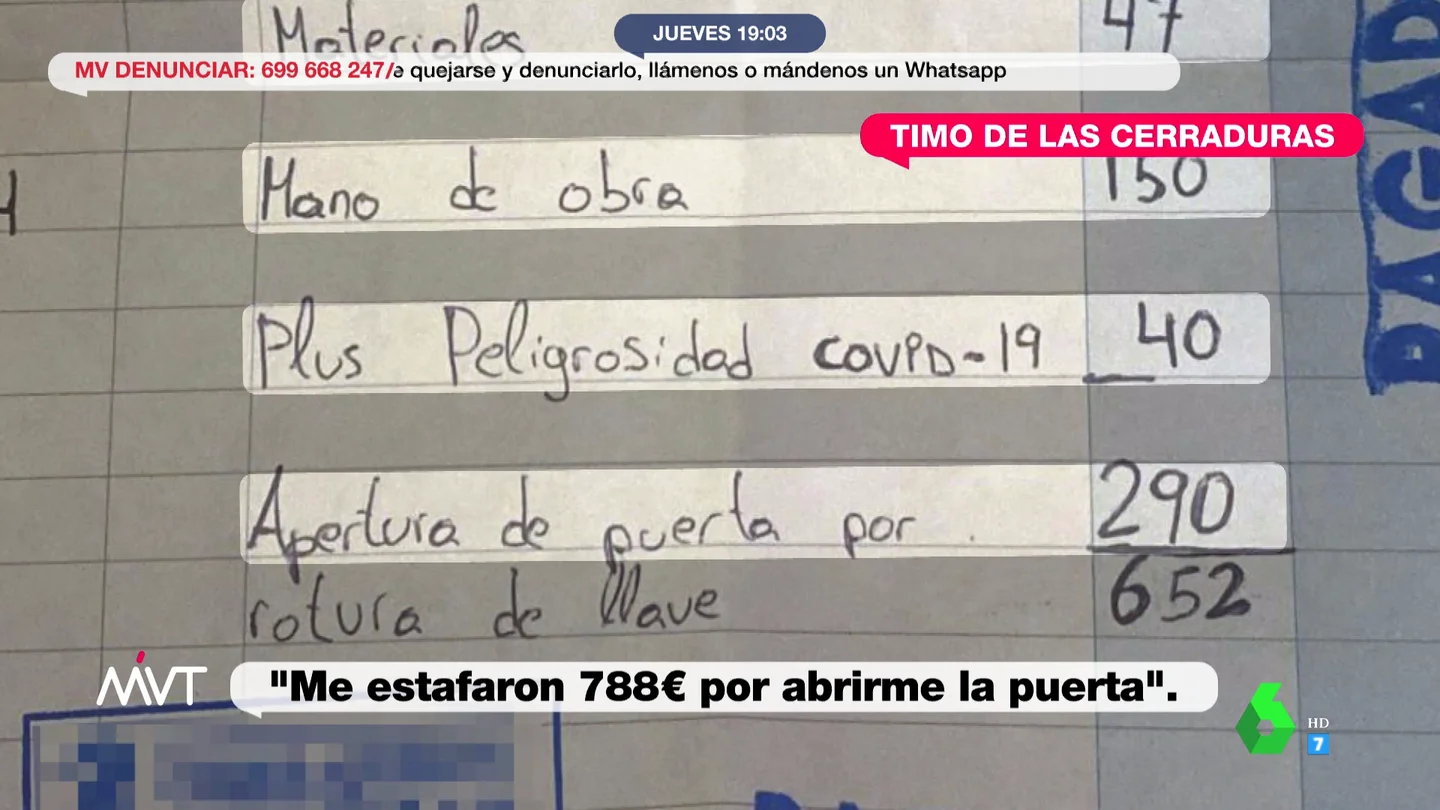El timo de las cerraduras: cerrajeros que cobran casi 1.000 euros por abrir una puerta El timo de las cerraduras: cerrajeros que cobran casi 1.000 euros por abrir una puerta