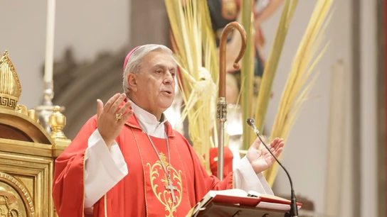El obispo de Tenerife, Bernardo Álvarez. El obispo de Tenerife, Bernardo Álvarez.