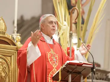 El obispo de Tenerife, Bernardo Álvarez.