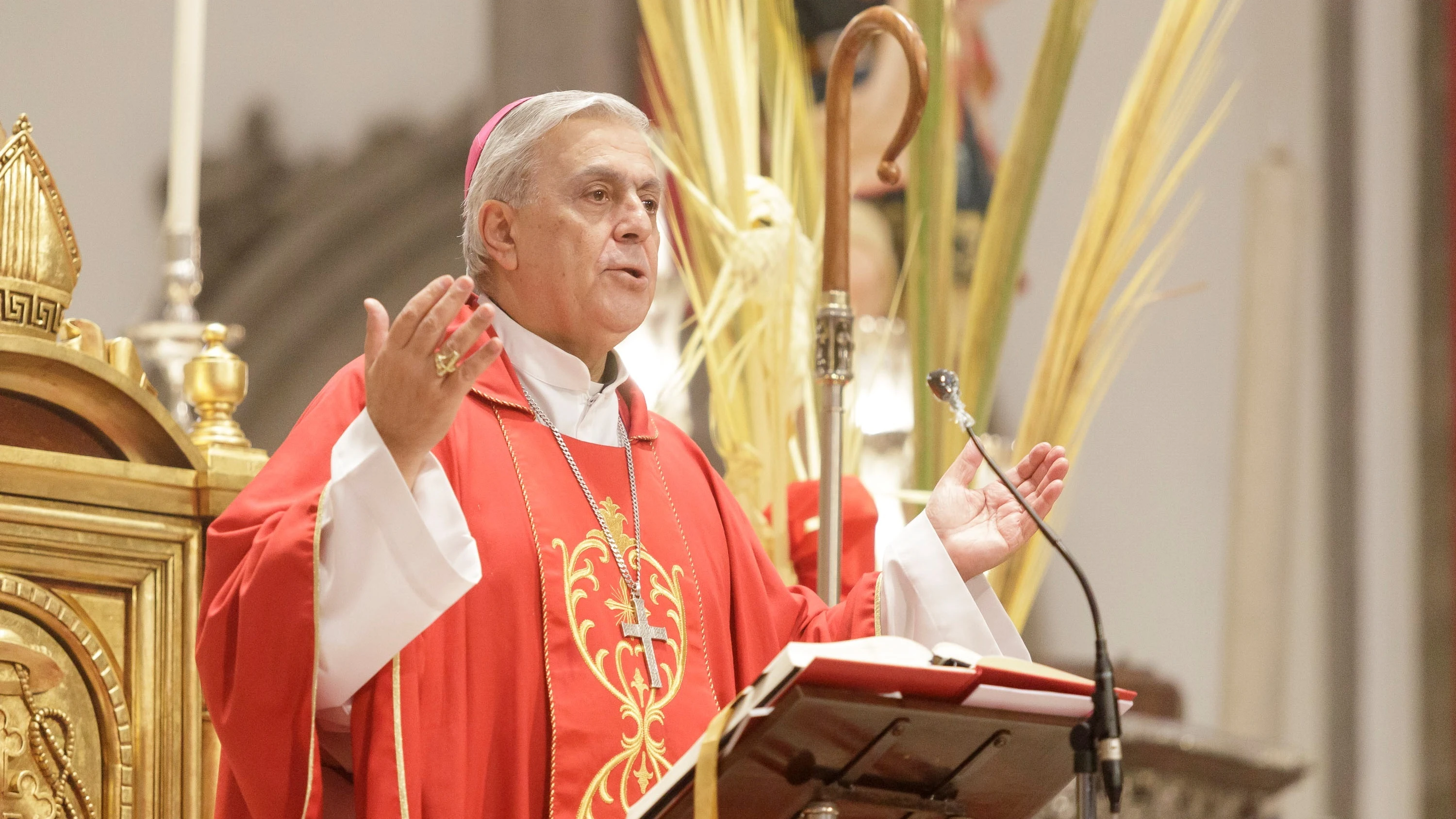 El obispo de Tenerife, Bernardo Álvarez.