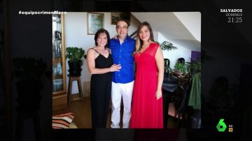 Miriam Vallejo con sus padres