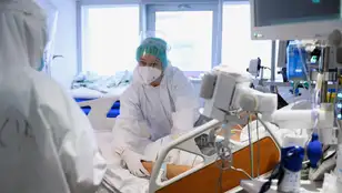 Una persona hospitalizada por coronavirus