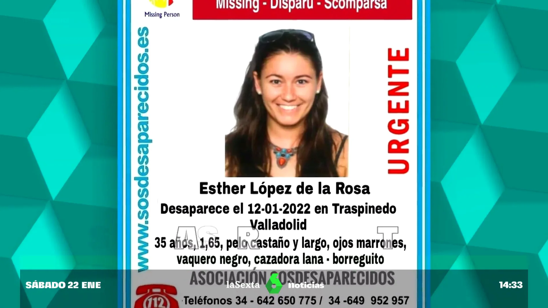 Esther López, desaparecida en Valladolid