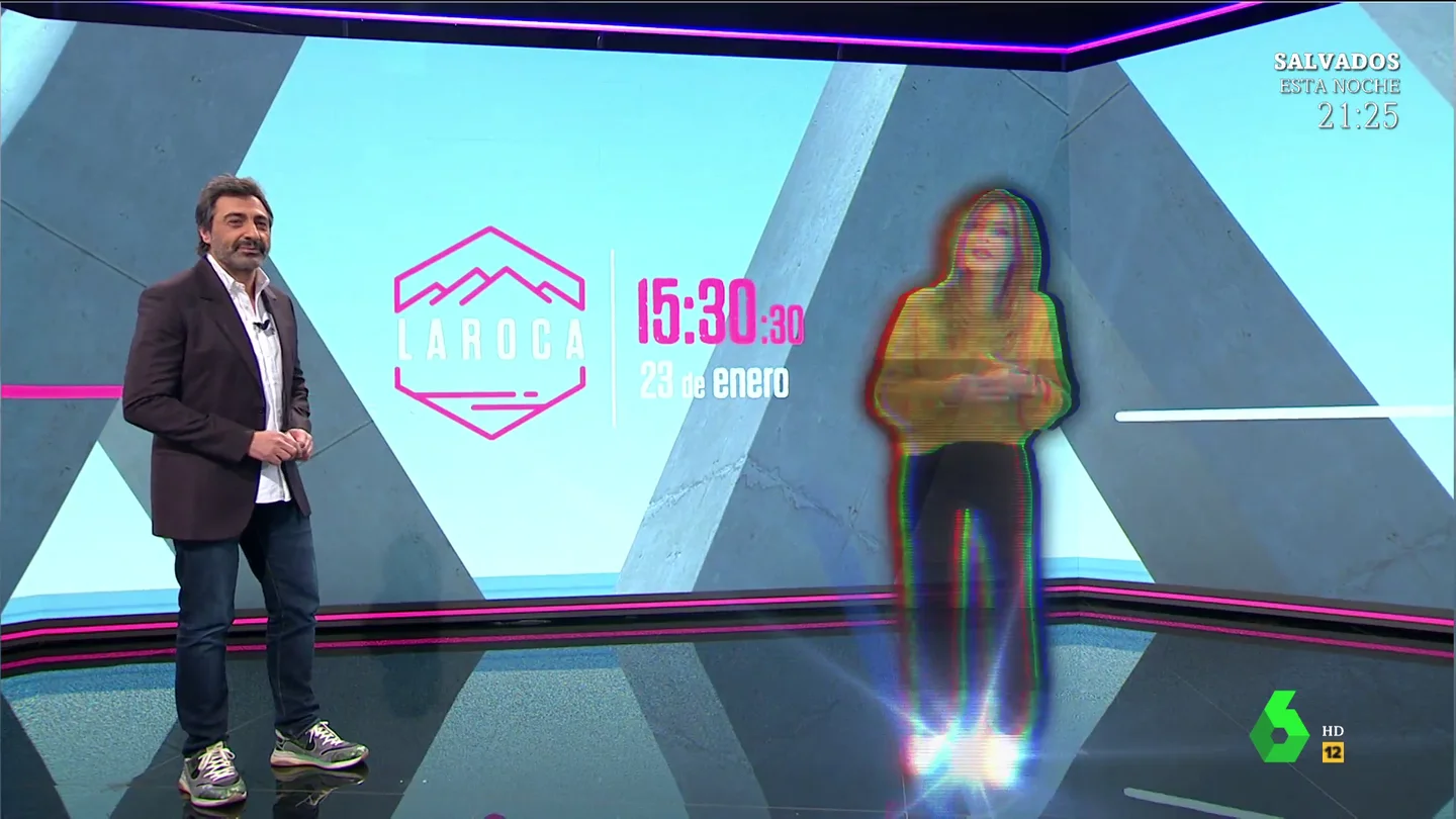 El divertido arranque de La Roca tras el positivo en COVID de Nuria Roca: "¡Eres un holograma! ¿No te ves?" El divertido arranque de La Roca tras el positivo en COVID de Nuria Roca: "¡Eres un holograma! ¿No te ves?"