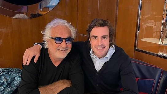 Alonso, con Briatore Alonso, con Briatore