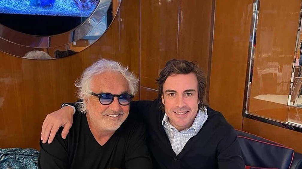 Alonso, con Briatore