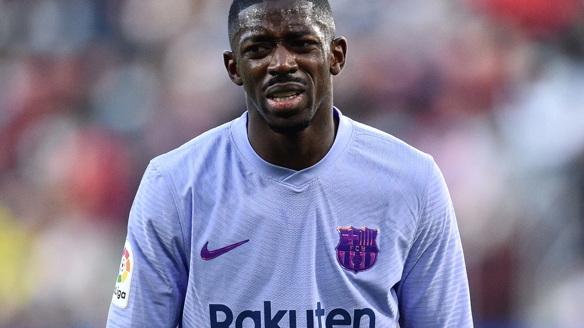 Dembélé, con el Barça