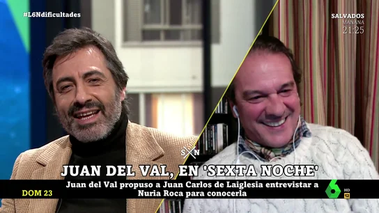 Así fue el primer encuentro de Nuria Roca y Juan del Val: "Ella me fascinó" Así fue el primer encuentro de Nuria Roca y Juan del Val: "Ella me fascinó"