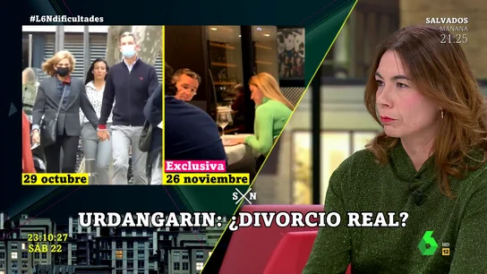"Urdangarin estará intentando convencer a la infanta Cristina para mantener la relación": el análisis de Silvia Taulés tras las polémicas fotos "Urdangarin estará intentando convencer a la infanta Cristina para mantener la relación": el análisis de Silvia Taulés tras las polémicas fotos