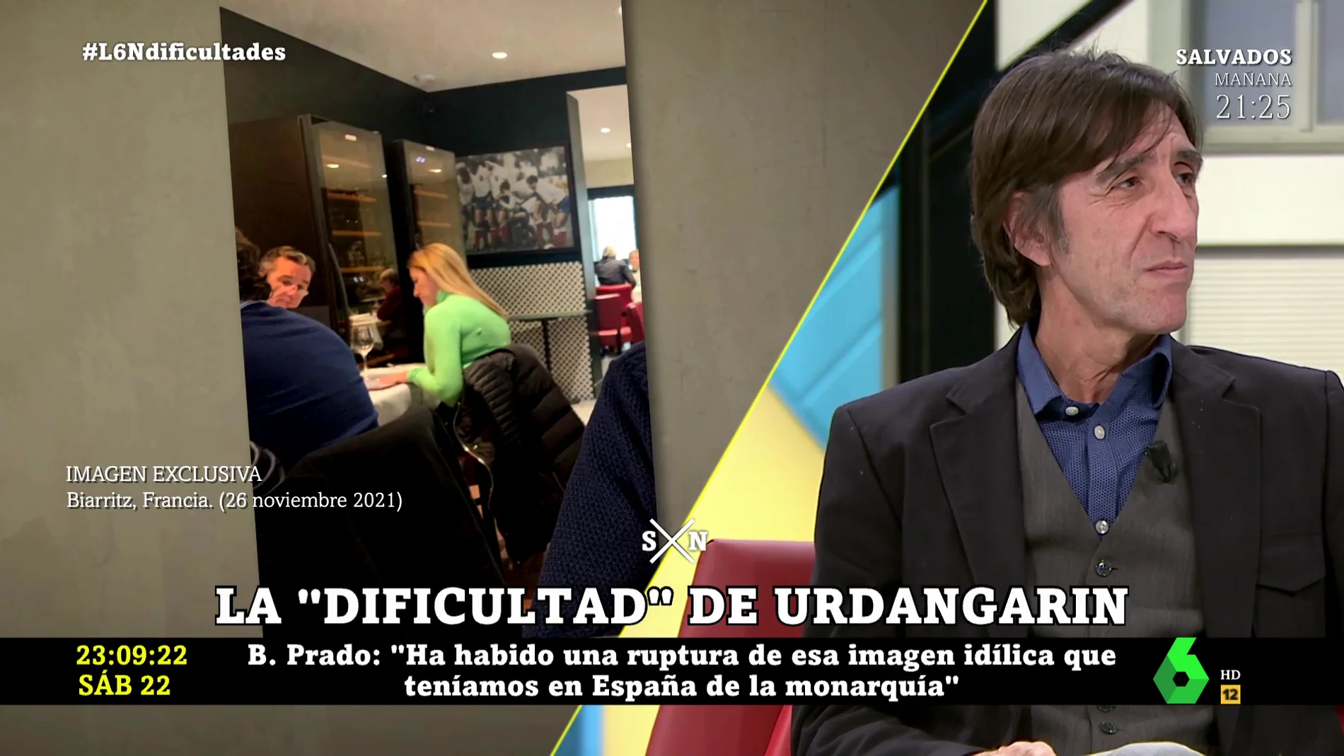 Benjamín Prado: "Las fotos de Urdangarin publican porque él ha querido, sabe perfectamente quién es"