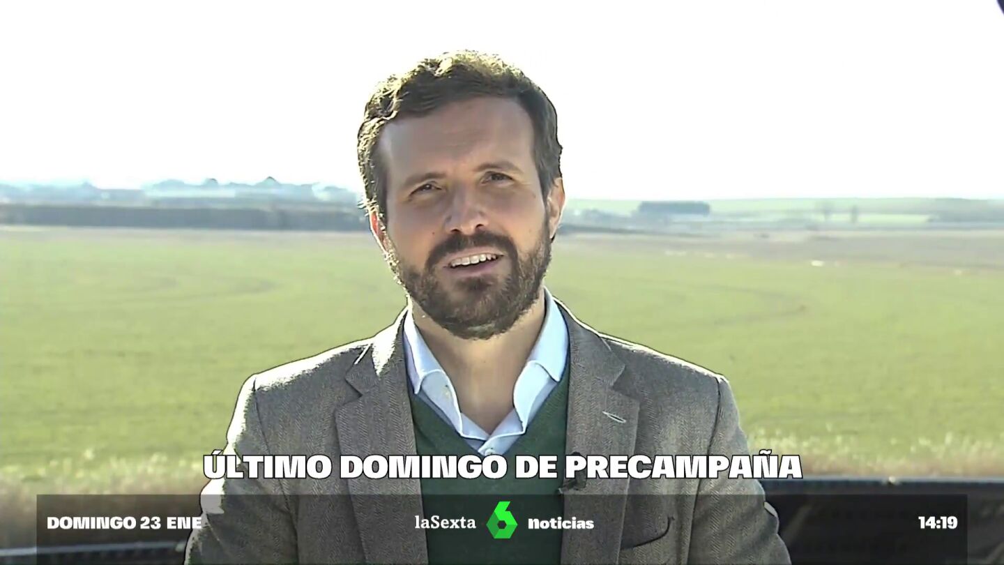 Pablo Casado en un acto en Palencia