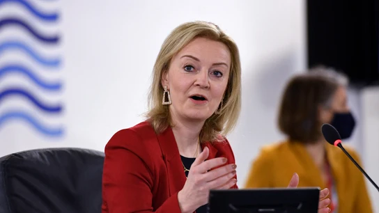 La ministra de Asuntos Exteriores de Reino Unido, Liz Truss La ministra de Asuntos Exteriores de Reino Unido, Liz Truss