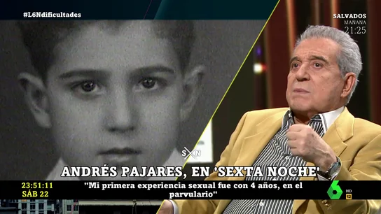 Andrés Pajares relata su primera experiencia sexual, con tan solo cuatro años: "Ahí vino el primer orgasmo" Andrés Pajares relata su primera experiencia sexual, con tan solo cuatro años: "Ahí vino el primer orgasmo"
