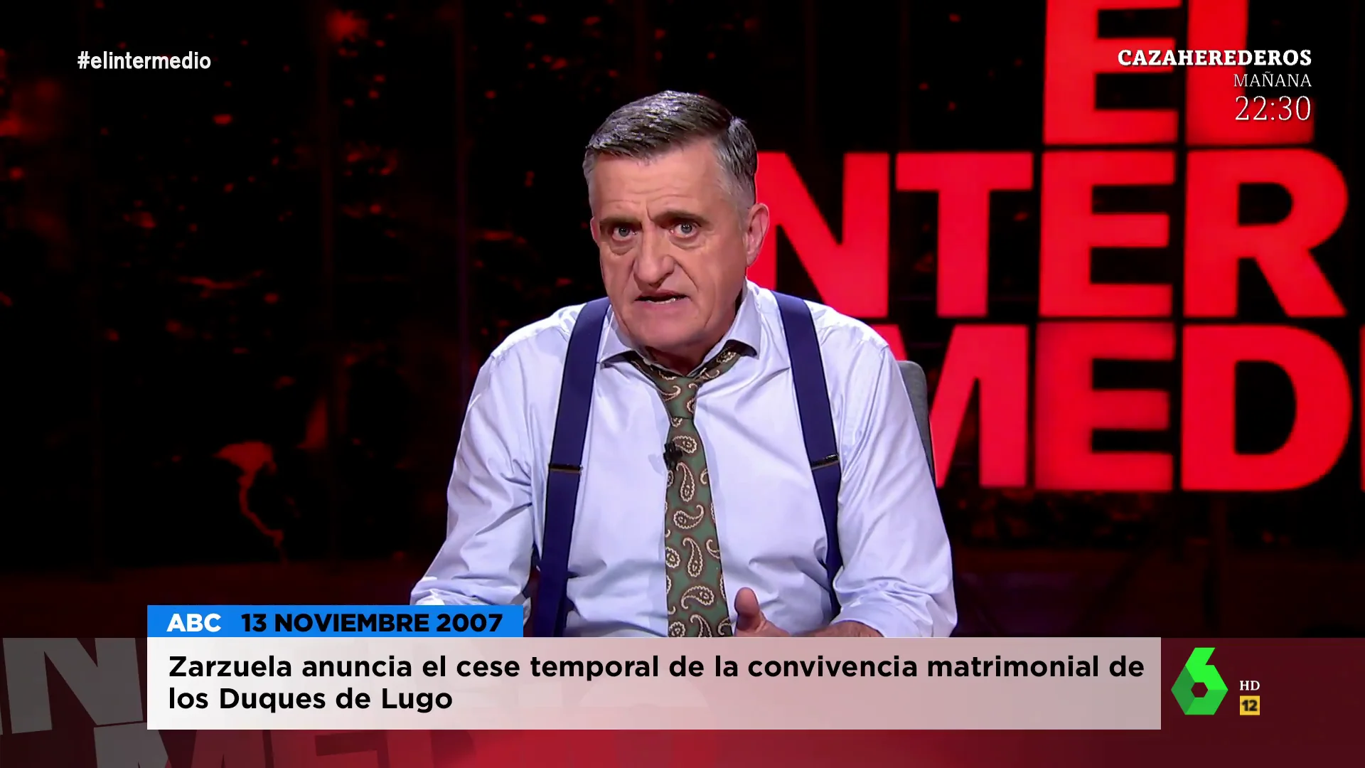 La reacción de Wyoming al comunicado de la infanta Cristina y Urdangarín: "La Casa Real no puede presumir de matrimonios felices"