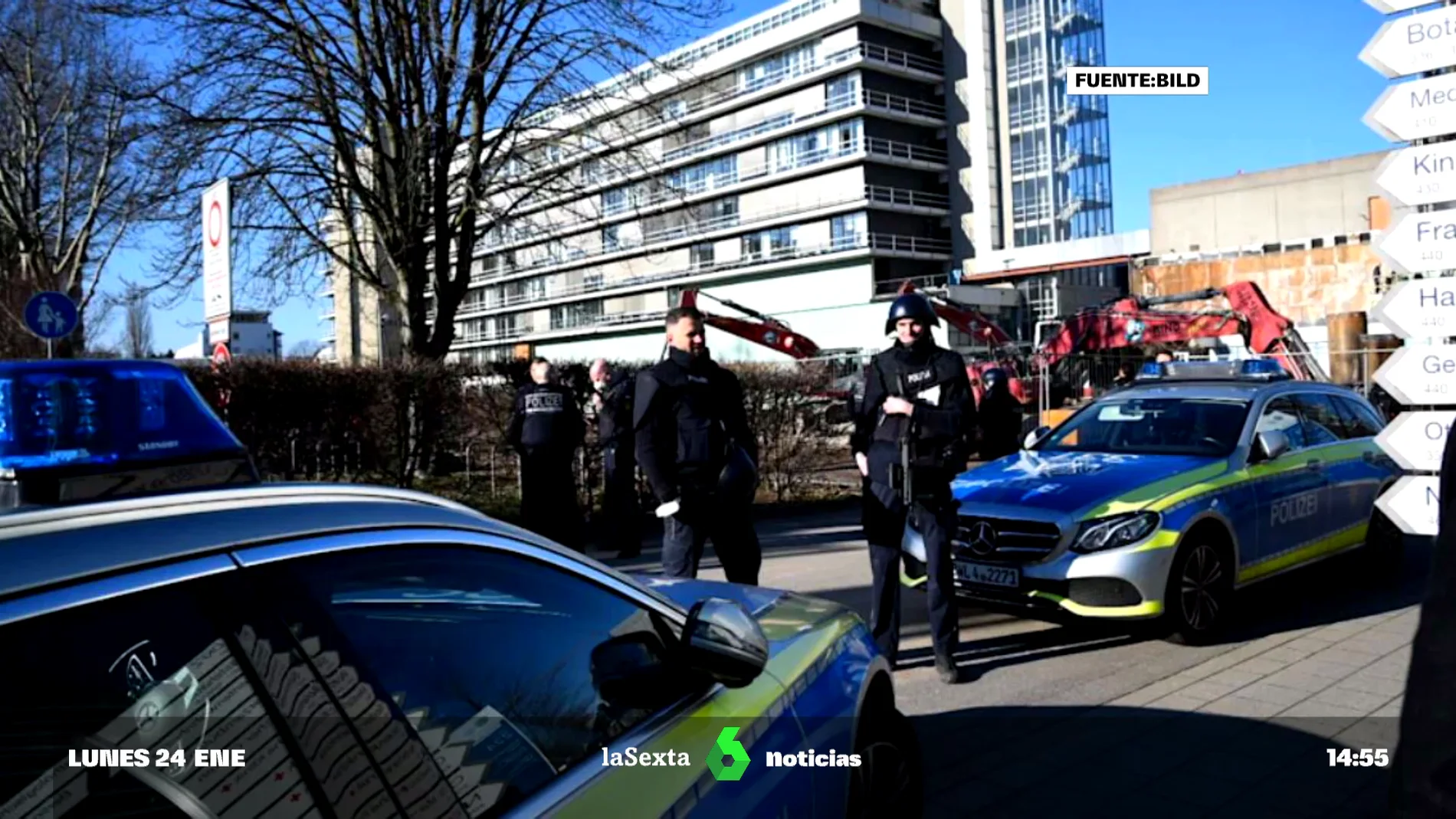 Varias personas heridas en un tiroteo en la universidad de Heidelberg (Alemania)