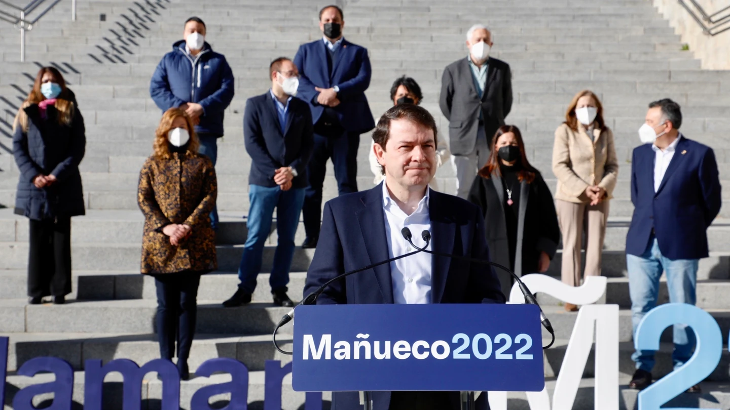 El presidente del PPCyL y candidato a la reelección en las elecciones autonómicas del próximo 13 de febrero, Alfonso Fernández Mañueco El presidente del PPCyL y candidato a la reelección en las elecciones autonómicas del próximo 13 de febrero, Alfonso Fernández Mañueco