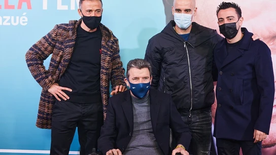 Luis Enrique, Juan Carlos Unzué, Pep Guardiola y Xavi Hernández Luis Enrique, Juan Carlos Unzué, Pep Guardiola y Xavi Hernández