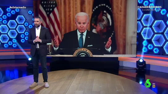 La reacción de Dani Mateo al insulto de Joe Biden a un periodista: "Tiene muy mala leche y anda muy tenso" La reacción de Dani Mateo al insulto de Joe Biden a un periodista: "Tiene muy mala leche y anda muy tenso"
